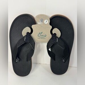 Ladies Chaco Black Adventure Sandals